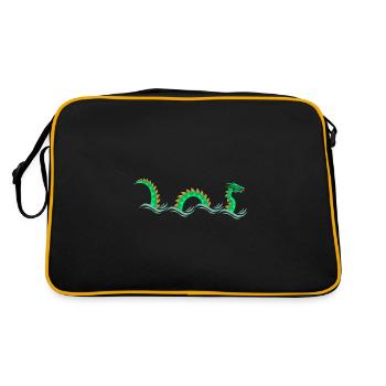 Nessie Lochness T-Shirt - Retro Bag - black/gold - Back