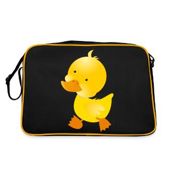 little Duck - Sac Retro - noir/or - Dos