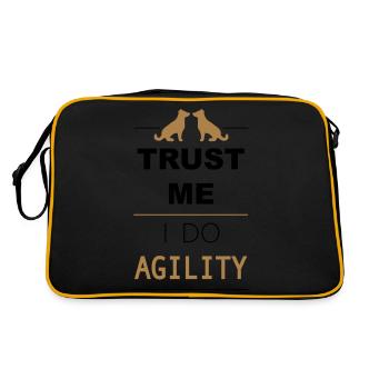 Trust me I do Agility - Sac Retro - noir/or - Dos