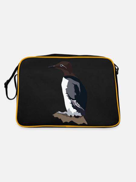 Trottellumme - Retro Tasche - Schwarz/Gold