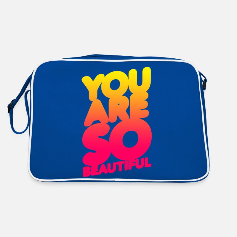 Du bist so schön (Gradation) Retro Tasche