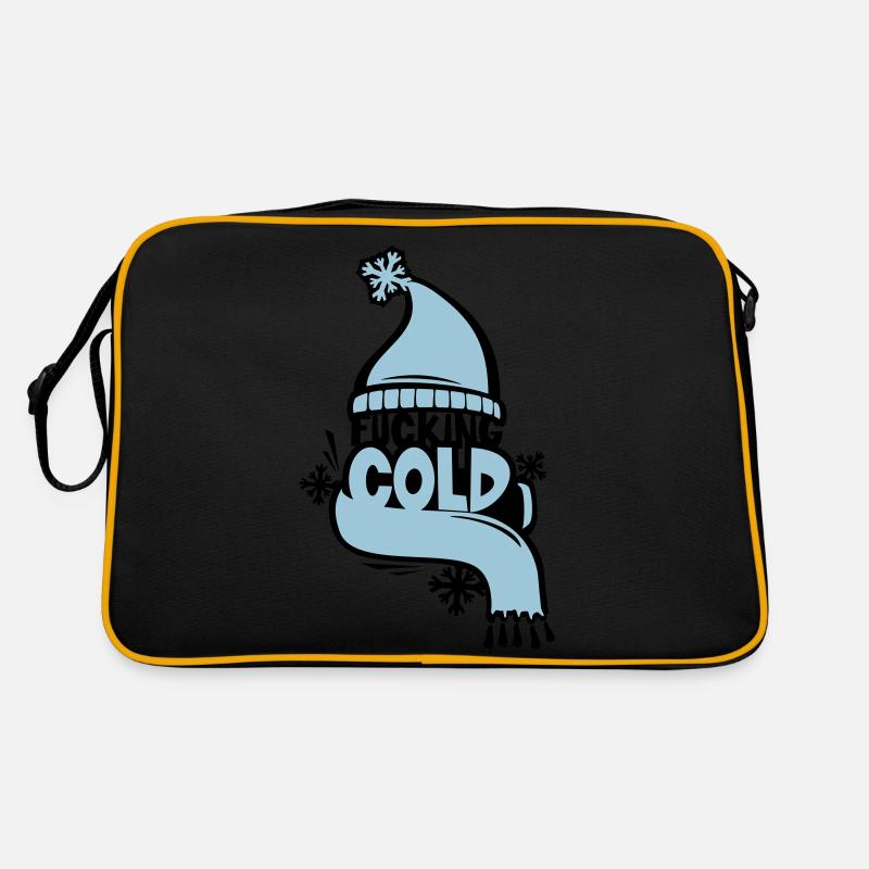 fucking cold Retro Tasche