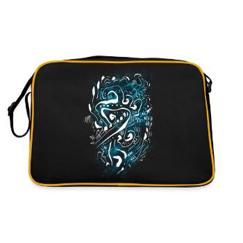 Mystik Maori Tribal - Sac Retro - noir/or - Dos