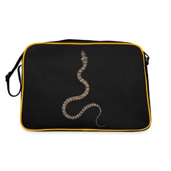 serpent - Sac Retro - noir/or - Dos