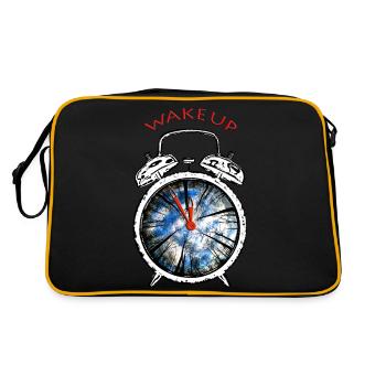 Climate protection, nature conservation, climate change - Retro Bag - black/gold - Back