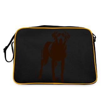 Labrador - Retro Bag - black/gold - Back