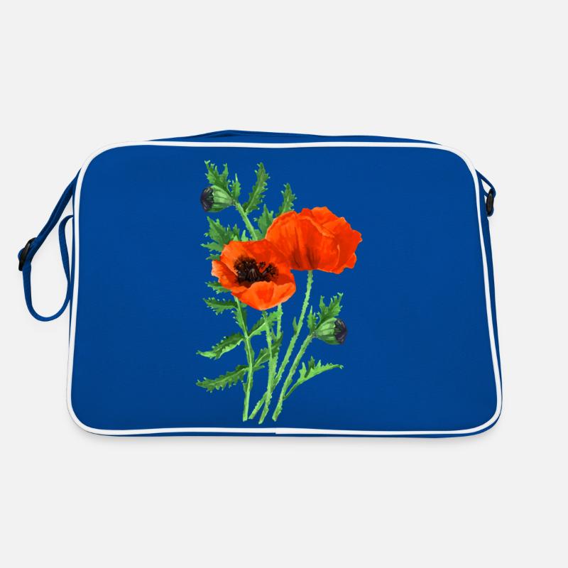 Blumen Retro Tasche