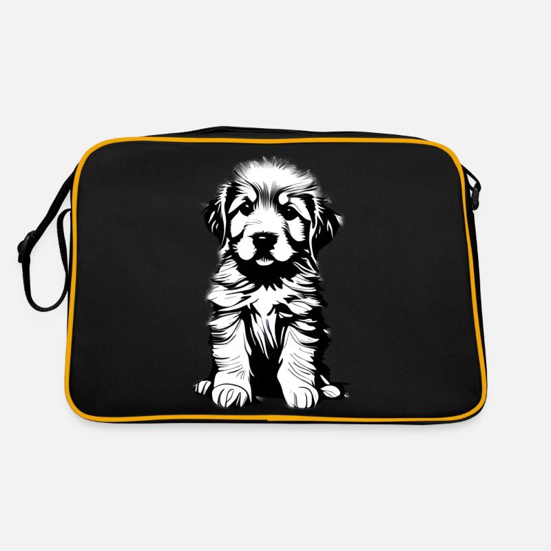 Labrador Retriever Labrador Propriétaire Chiot Sac Retro