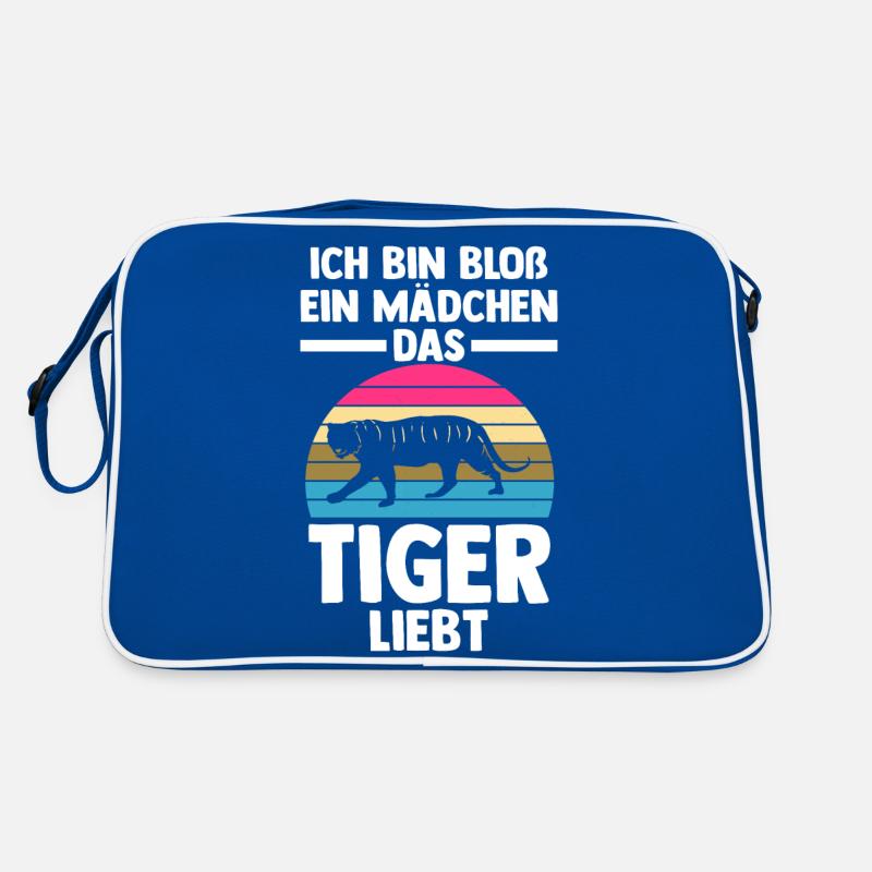 Tiger Motiv Retro Tasche