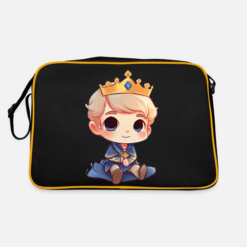 Königliche Eleganz Ein Prinz Retro Tasche