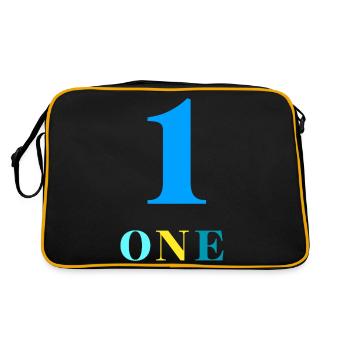 One-1e anniversaire - Sac Retro - noir/or - Dos