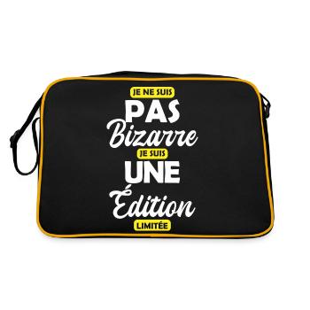 Je ne suis pas bizarre je suis une édition limitée - Sac Retro - noir/or - Dos