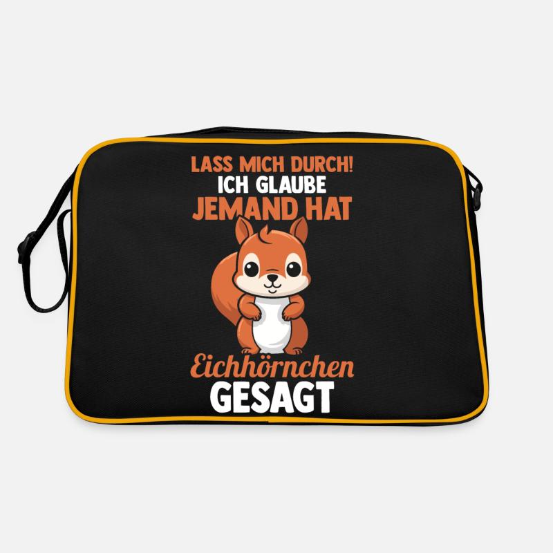 Eichhörnchen Retro Tasche