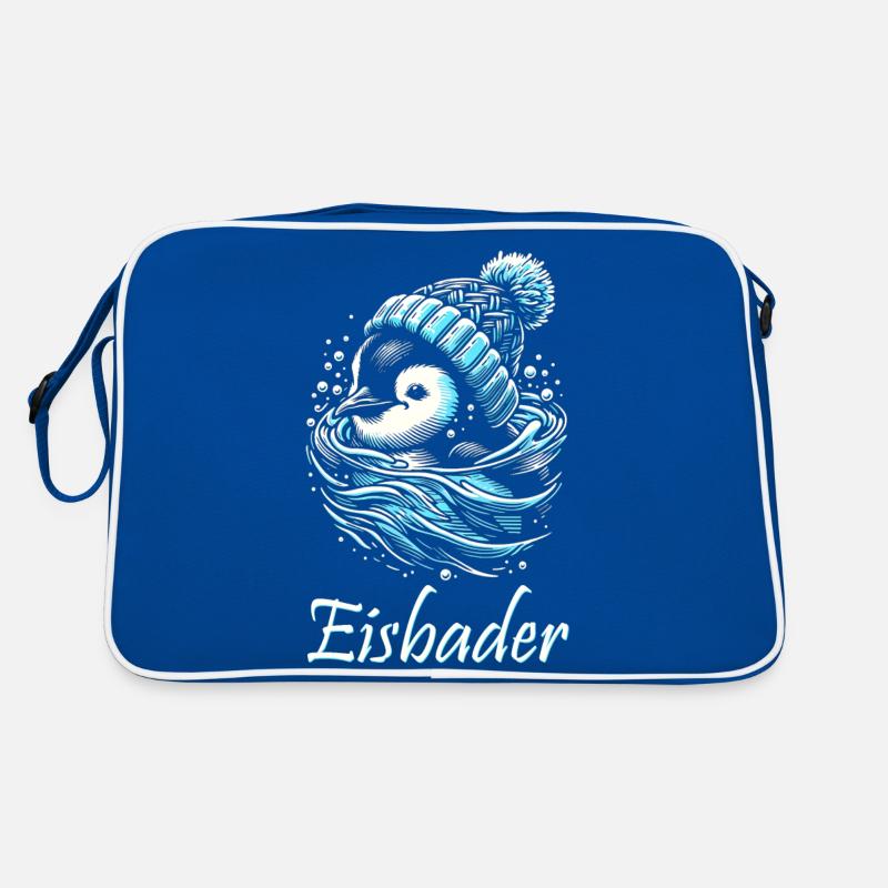Eisbader Pinguin Retro Tasche