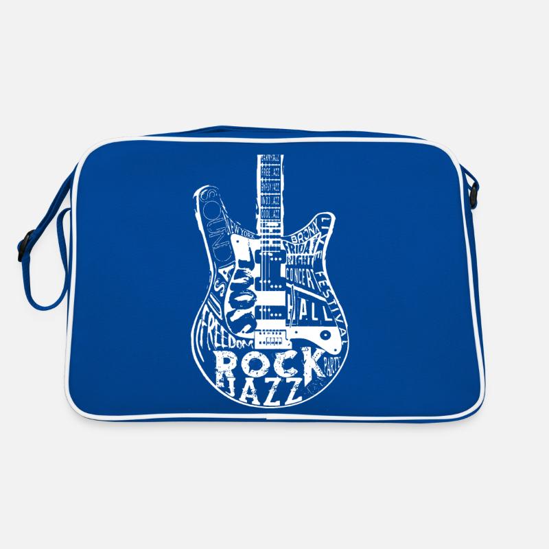 Guitar With Worn Effect Retro Bag