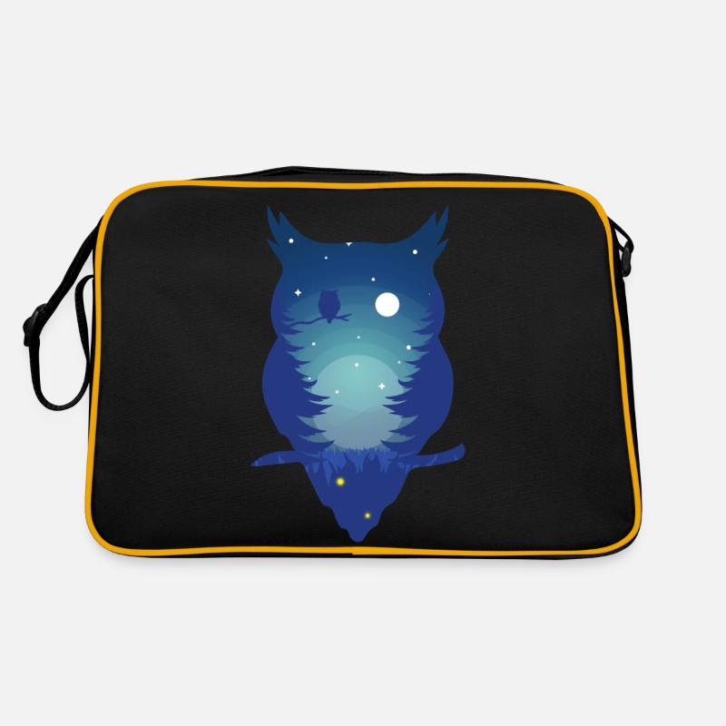 Eule Retro Tasche