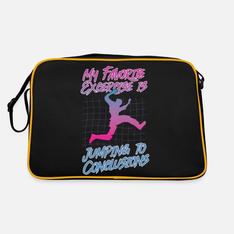 Exercice préféré : Sauter aux conclusions : le motif de la vache Sac Retro