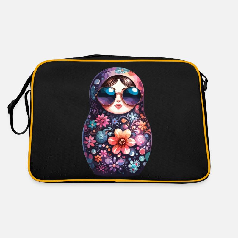 Cadeau de lunettes de soleil Matryoshka Cool Sac Retro
