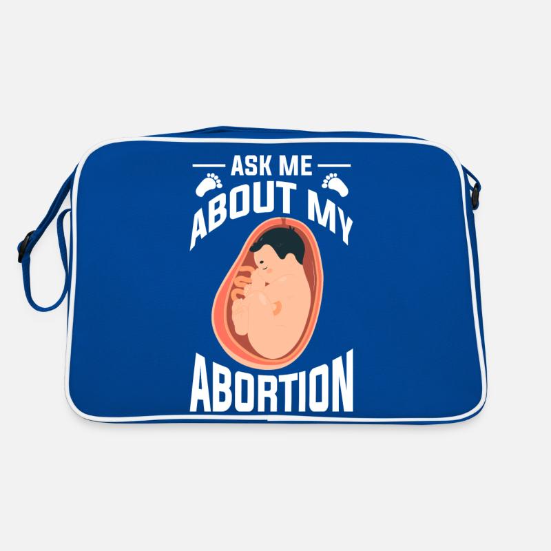 Ask me about my abortion Design for a Abortion Retro Bag