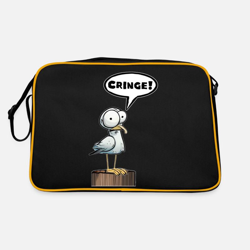 Embarras de la bulle de dialogue de la mouette Sac Retro