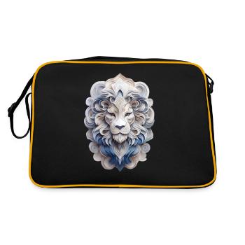 Signe du zodiaque Lion - Sac Retro - noir/or - Dos