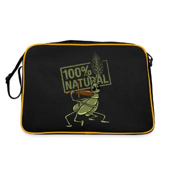grasshopper - Retro Bag - black/gold - Back