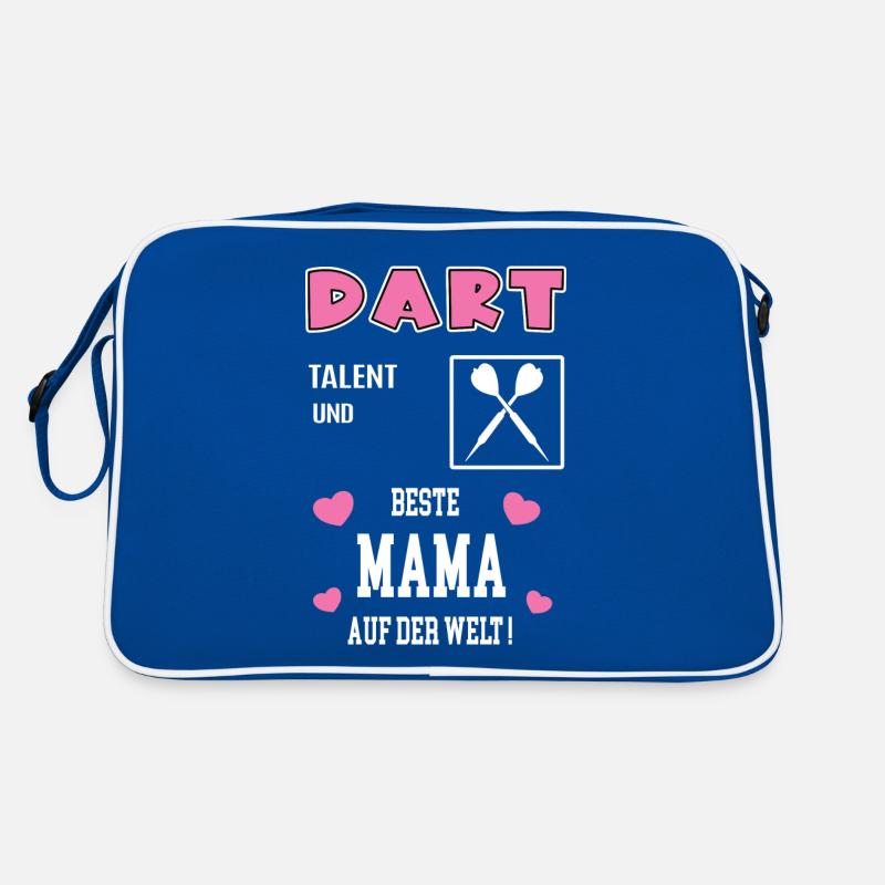 Dart Beste Mama Mutter Muttertag Geburtstag Darts Retro Tasche