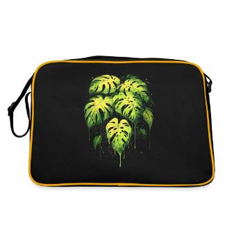 Monstera Deliciosa Amoureux des plantes Lady Daddy Botanica - Sac Retro - noir/or - Dos