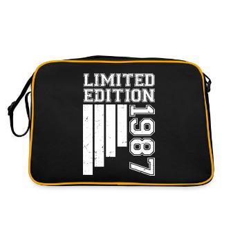 1987 Anniversaire Né En 1987 Édition Limitée - Sac Retro - noir/or - Dos