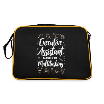 Executive Assistant Master of Multitasking - Retro Bag - black/gold - Back