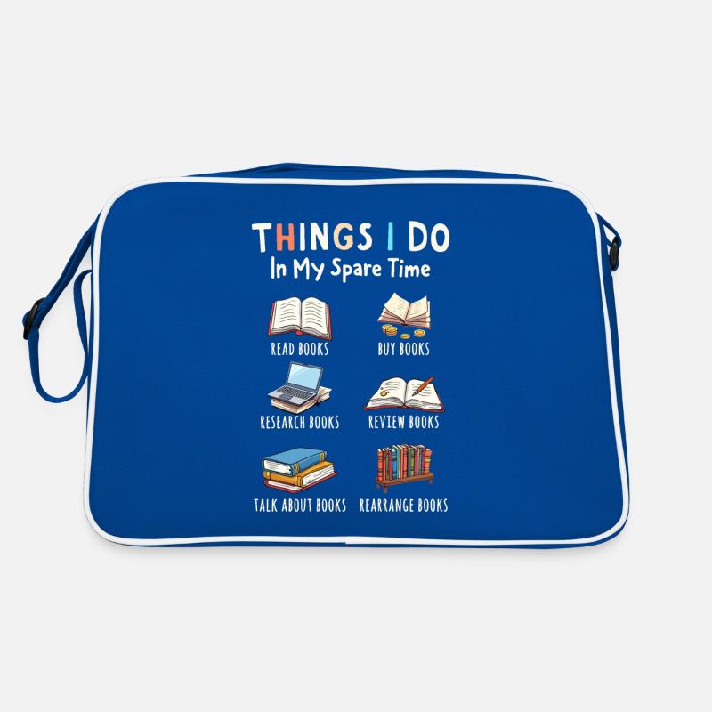 Ce que je fais pendant mon temps libre : Tout sur les livres Sac Retro