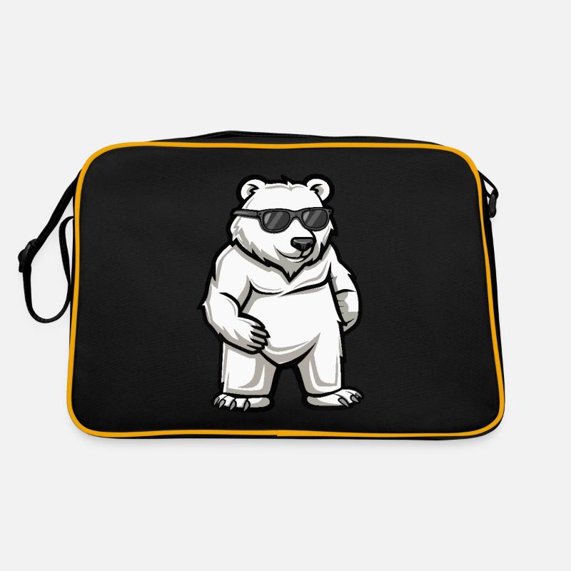 Polar Bear Cool Comic Retro Bag