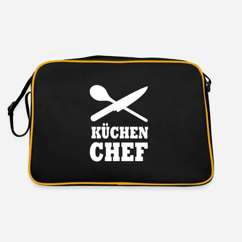 Küchenchef Koch Kochen Küchenmeister Geschenkidee Retro Tasche