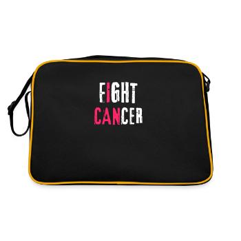 Fight Cancer Cancer Hospital Chemo Therapy - Retro Bag - black/gold - Back