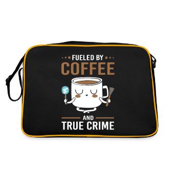 True Crime Krimi - Sac Retro - noir/or - Dos