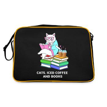 Iced Coffee Barista Caffeine Espresso Iced Coffee - Retro Bag - black/gold - Back