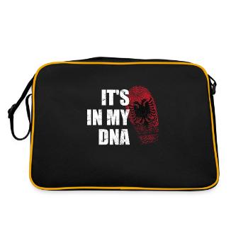 C'est dans mon ADN Albanie - Un gène albanais fier - Sac Retro - noir/or - Dos