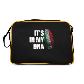 C'est dans mon ADN Italie - Je suis une fierté italienne - Sac Retro - noir/or - Dos