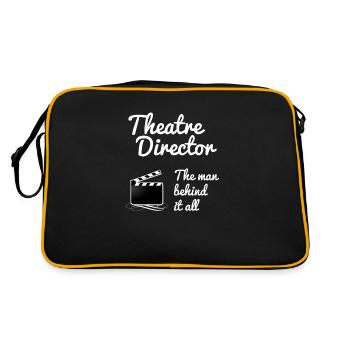 Chemise d'acteur masque de metteur en scène - Sac Retro - noir/or - Dos