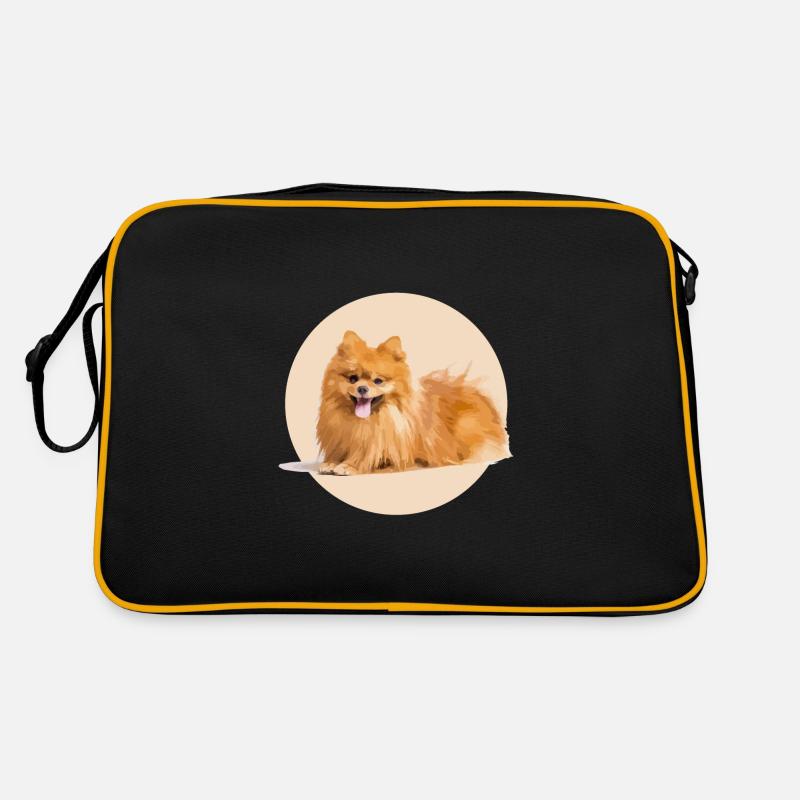 Spitz Rouge - Sac Retro - noir/or