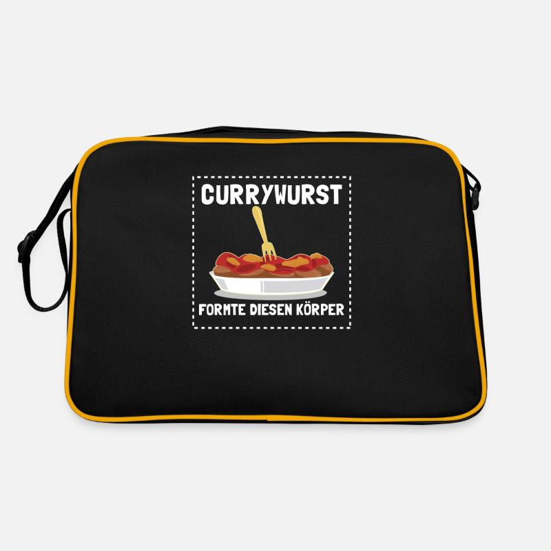 Currywurst Ruhrpott Ruhrgebiet Geschenk Spruch Retro Tasche