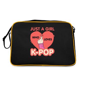 K-pop - Retro Bag - black/gold - Back