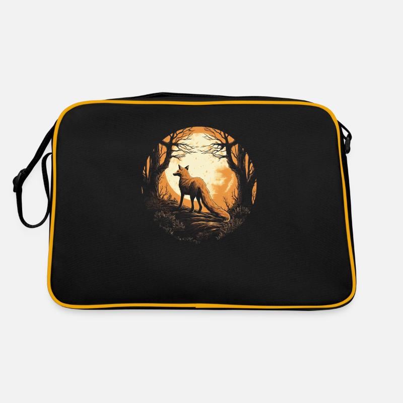 Fox Forest Moon Fable, conte de fées mythique Sac Retro