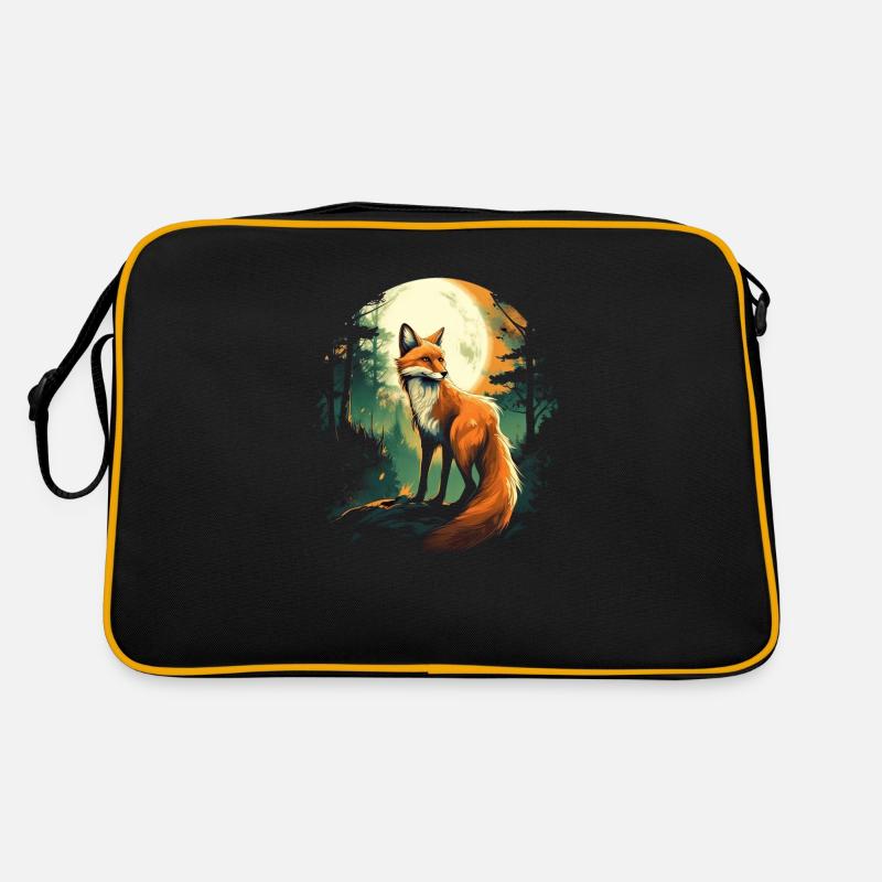 Fox Forest Moon Fable, conte de fées mythique Sac Retro
