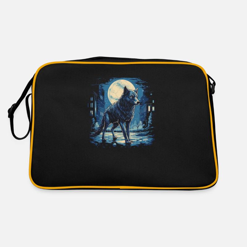 Dog, Wolf, Werewolf, Cerberus, Hell Myth, Mythic Retro Bag