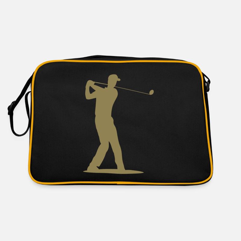 Silhouette de golfeur - Tee Golf Sac Retro