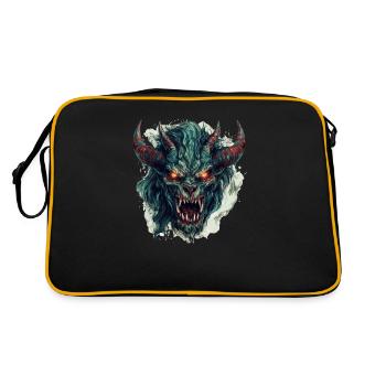Monster Monster Demon Devil Vampire Guhl Zombie - Sac Retro - noir/or - Dos