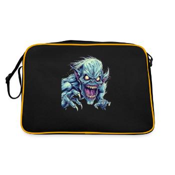 Monster Monster Demon Devil Vampire Guhl Zombie - Sac Retro - noir/or - Dos