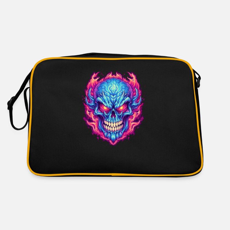 Monster Monster Demon Devil Vampire Guhl Zombie - Sac Retro - noir/or