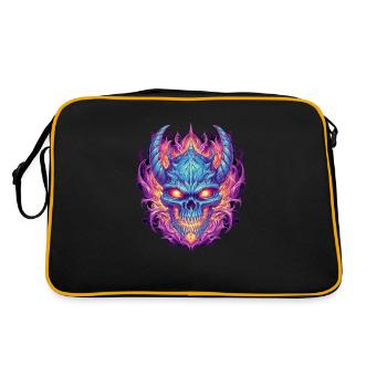 Monster Monster Demon Devil Vampire Guhl Zombie - Sac Retro - noir/or - Dos